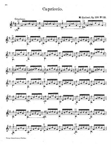 Etudes. Capriccio, Op.100 No.12