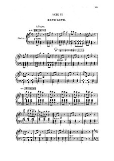 Parisian Life. Act II (Arrangement for Voices, Choir and Piano)