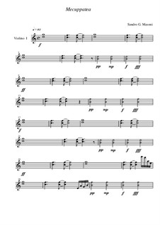 Mecuppatea  -  violin I  part