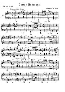 Four Mazurkas, Op.17