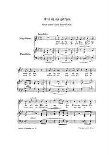 Since mine eyes beheld him, Op.42 No.1