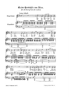 He, the best of all, the noblest, Op.42 No.2