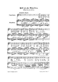 Help me, ye sisters, Op.42 No.5