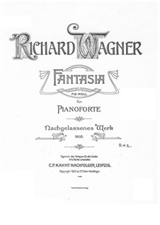 Fantasia in F Sharp Minor, WWV 22