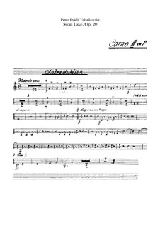 Swan Lake (French Horn III, IV), Op.20 TH 12