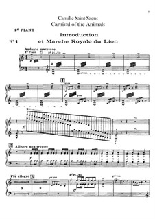 The Carnival of the Animals (Piano II)