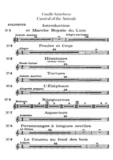 The Carnival of the Animals (Harmonica and Xylophone)