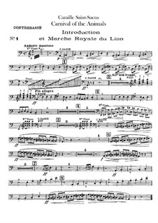 The Carnival of the Animals (Double Bass)