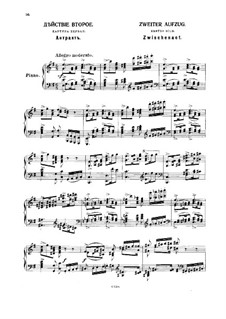 The Slippers. Act II (Arrangement for Soloists, Choir and Piano), TH 8