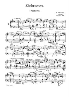 Scenes from Childhood. Dreaming, Op.15, No.7