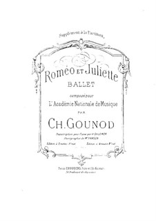 Roméo et Juliette. Ballet (Arrangement for Piano Four Hands)