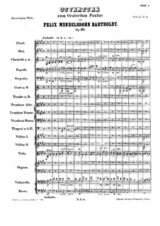 St.Paul. Overture, Op.36