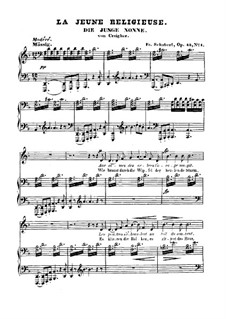 Young Nun, D.828 Op.43 No.1