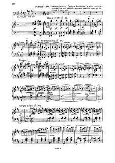 Čertova stĕna. Act III. Pekelny tanec (Arrangement for Piano), T.129