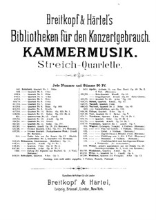 String Quartet No.3 in A Major (Violin II), Op.41