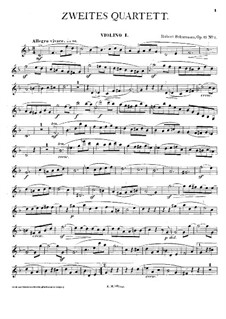 String Quartet No.2 in F Major (Violin I), Op.41