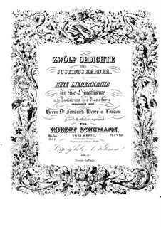 Twelve Poems for Voice and Piano, Op.35