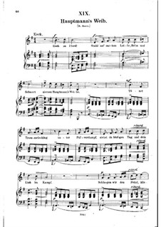 Hauptmanns Weib (E Minor), Op.25 No.19