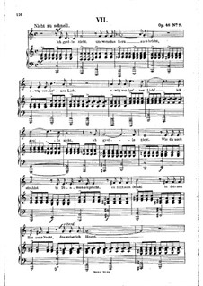 Poet's Love. (I do not chide you), Op.48 No.7