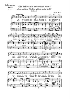 My Love is like a Red, Red Rose, Op.27 No.2