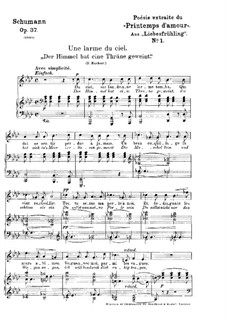 12 Gedichte aus Liebesfruhling, Op.37