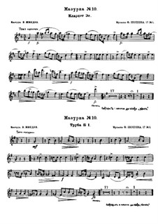 Mazurka, Op.17 No.1