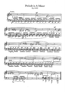 Prelude in A Minor, Op.28 No.2