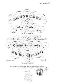 Amusemens, Op.10