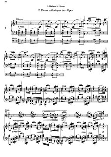 Album of a Wanderer. Book II 'Flowers of Melody from the Alpes', No.1, S.156
