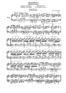 Scherzino (Album Leaves), Op.124 No.3