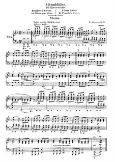 Vision (Album Leaves), Op.124 No.14
