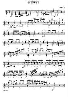 minuet in g guitar pdf