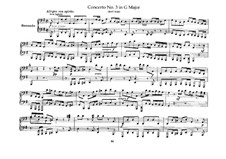 Brandenburg Concerto No.3 in G Major, for Piano Four Hands, BWV 1048