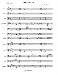 Mecuppatea (for small orchestra)