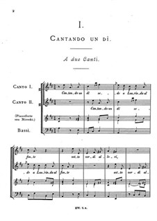 Cantando un dì: Cantando un dì by Giovanni Carlo Maria Clari