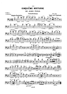 Nocturne, for Violin (or Flute, or Cello) and Piano – Cello Part