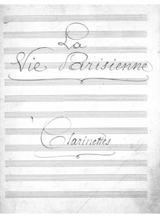 La vie parisienne – Clarinets Part