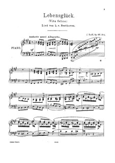 Transcription No.1 on 'Vita Felice' by Beethoven, Op.68 No.1