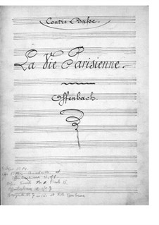 La vie parisienne – Double Bass Part