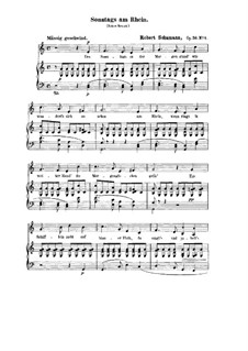 Sonntags am Rhein, Op.36 No.1