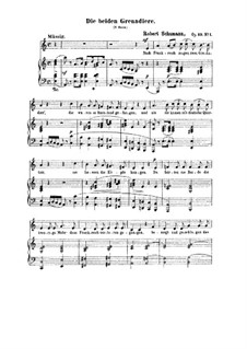 Die beiden Grenadiere (German Text), Op.49 No.1