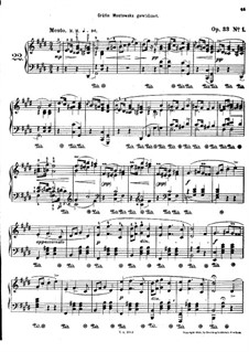 Mazurkas, op.33 No.1, No.2