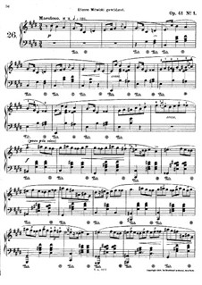 Mazurka, op.41 No.1