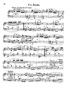 Rondo in B Flat Major for Piano, Op.107 No.4