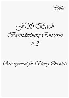 Branderburg Concerto No.3, BWV 1048