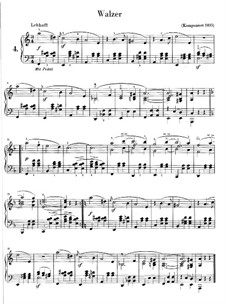 Album Leaves, No.4-6, Op.124