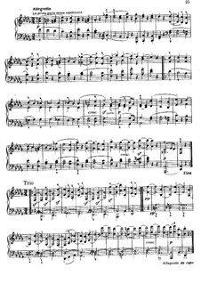 Sonata No.14 'Moonlight'. Movement II, Op.27 No.2
