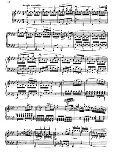 Sonata No.8 for Piano. Movements II-III, Op.13