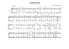 Sonata No.14 in C Sharp Minor for Piano 'Moonlight'. Movement II, Op.27 No.2