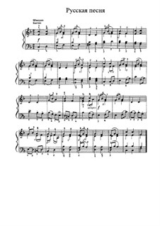 Russian Song, TH 141 Op.39 No.11